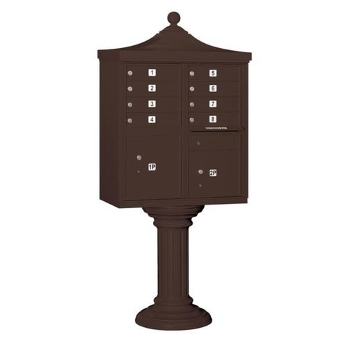 Salsbury Industries Regency Decorative-Bronze-Includes Top And Cover