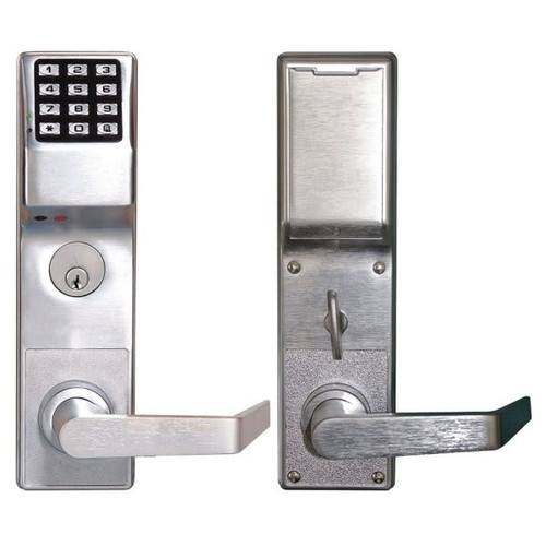 Alarm Lock Trilogy Mortise Privacy Pin Lock Dead Bolt Satin Chrome Left Handed