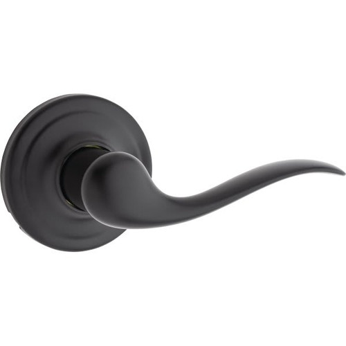 Kwikset Tustin Matte Black Right-Hand Dummy Door Lever