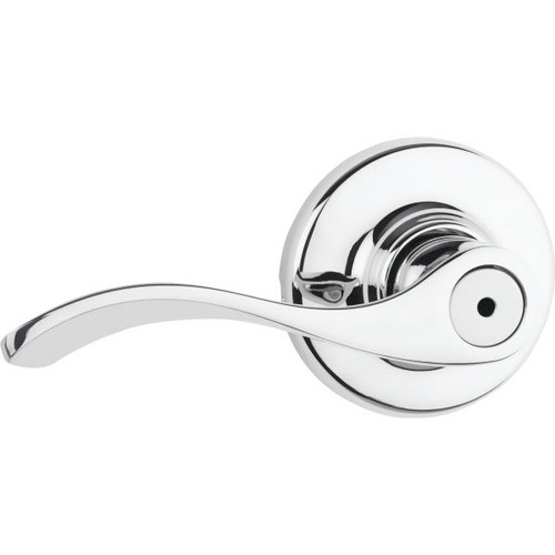 Kwikset Balboa Polished Chrome Bed/Bath Privacy Lever