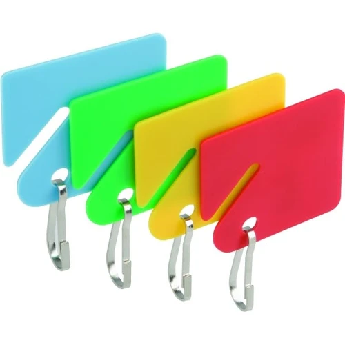 Lucky Line Colored Plastic Key Tags Package Of 20