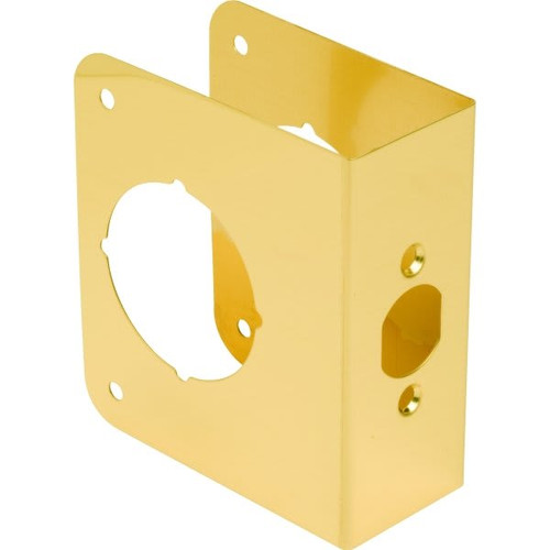 4.5 X 3.88 In Brass Entry/Deadbolt Door Repair Cover (Brass)