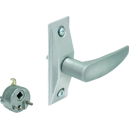 Adams Rite Left Handed Lever Handle Satin Chrome