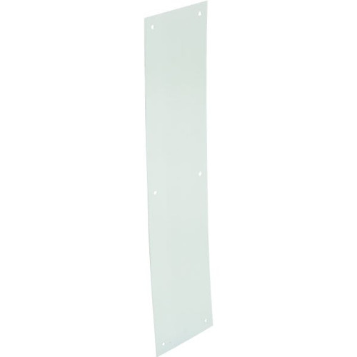 4 X 16 In Satin Aluminum Door Push Plate (Satin Aluminum)