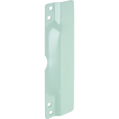 3 X 10-7/8 In Steel Out-Swinging Door Latch Protector (Gray)