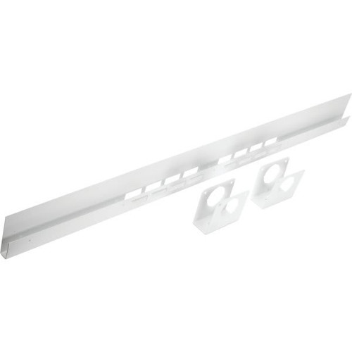 Shield Security 1-3/4 In Door Jamb Reinforcement Bracket (White)