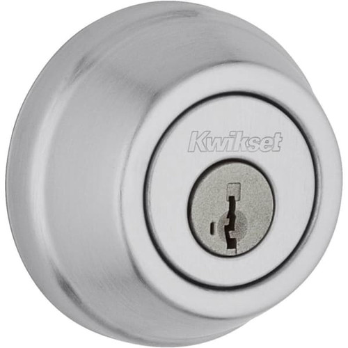 Kwikset 780 Series Satin Chrome Single Cylinder Deadbolt With Smartkey Security