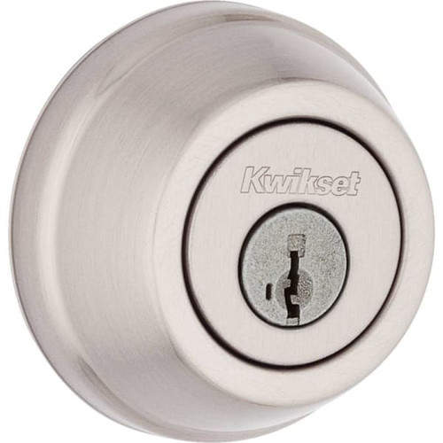 Kwikset 780 Series Satin Nickel Single Cylinder Deadbolt With Smartkey Security