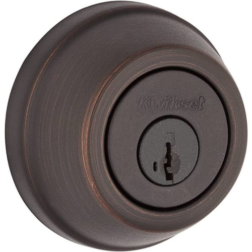 Kwikset 780 Series Venetian Bronze Single Cylinder Deadbolt With Smartkey Security