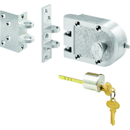 Segal Se 15332 Deadbolt, 2.375" Backset, 1.375 To 2.375" Thk Door, Keyed Different, Bronze Alloy