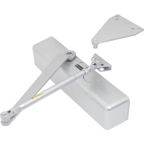 Shield Security Size 2-6 Heavy-Duty Hydraulic Door Closer, Aluminum