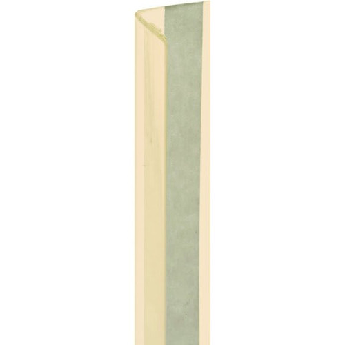 3/4 X 3/4 X 96 In Vinyl Corner Shield W/ Tape (25-Pack) (Almond)