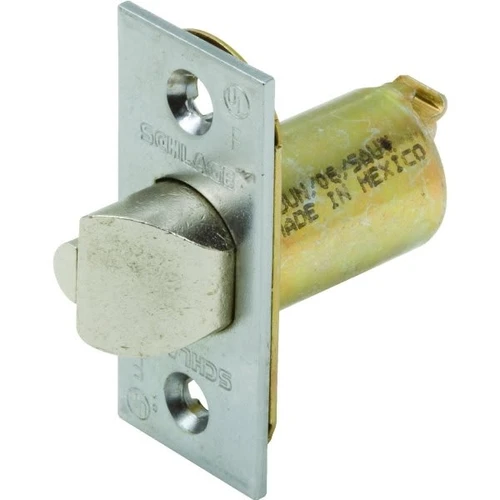 Schlage A Series 2-3/8" Deadlatch , Satin Chrome , Aluminum