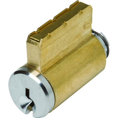 Global Door Controls Universal Lever Cylinder Sc1 Keyed Different Satin Chrome