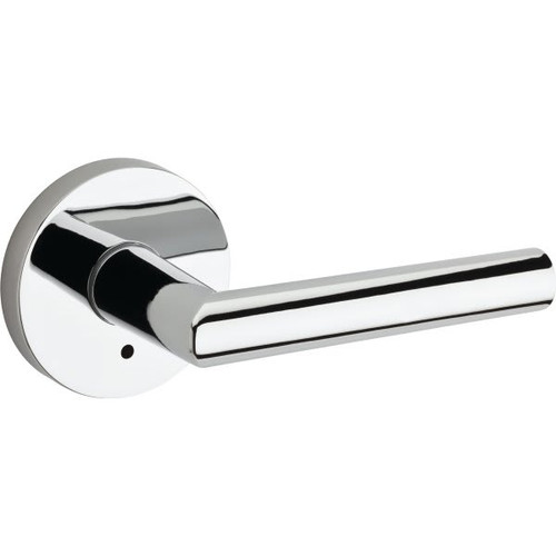 Kwikset Milan Polished Chrome Bed/Bath Privacy Door Lever