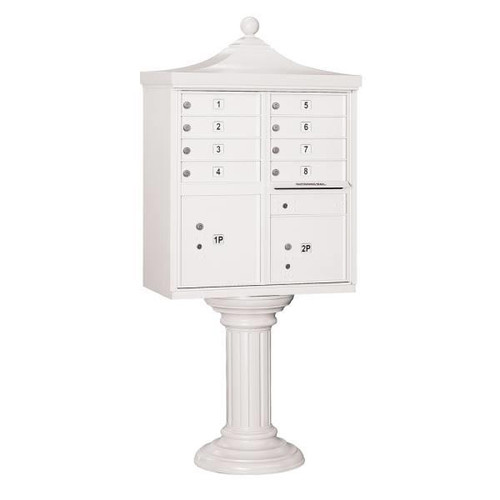 Salsbury Industries Regency Decorative- -Includes Top And Cover- White