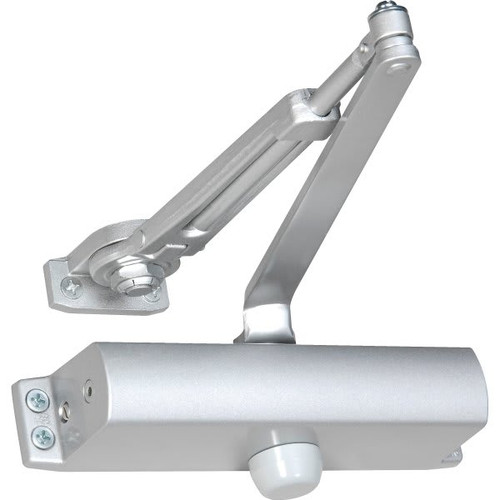 Norton 160 Series Door Closer, Hold Open Arm, Adjustable Size 1-4, Aluminum