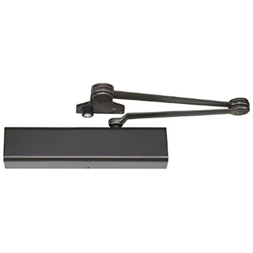Norton 210 Series Door Closer, Aluminum Body, Adjustable Size 1-6, Dark Bronze