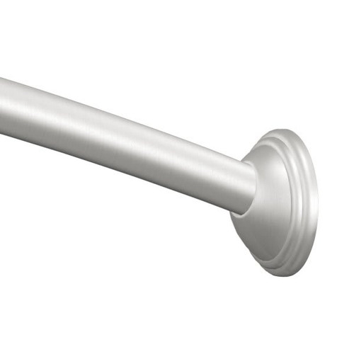 Moen Brushed Nickel 5' Curved Shower Rod
