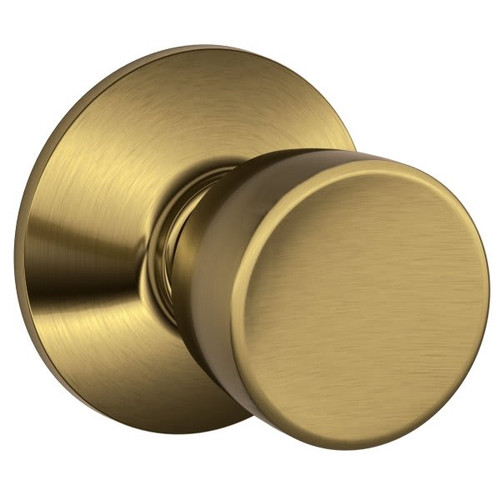 Schlage F-Series Lock F10 Passage Bell Knob Style (Antique Brass)