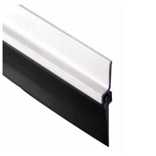 Pemko 307av36 Door Bottom Sweep, 7/8 Gray Alum Channel, 1 Vinyl, 36 Long