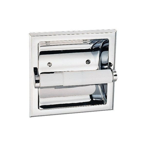 Design House Millbridge Recessed Toilet Paper Holder, Polished Chrome Finish