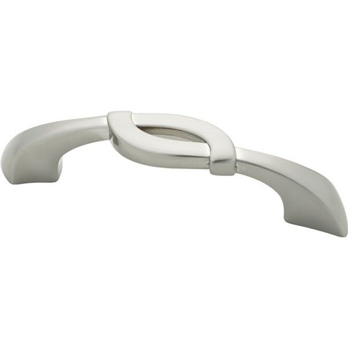 Liberty Hardware 3-3-3/4 Dual Mount Unity Pull Satin Nickel, Package Of 12