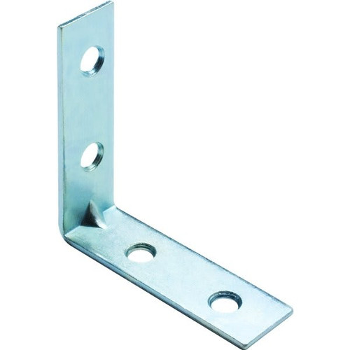 1-1/2 In Zinc Angle Corner Iron (10-Pack) (Silver)