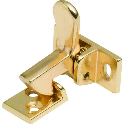 Cabinet Elbow Catch (Polished Brass) (2-Pack)
