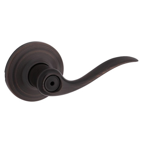 Kwikset Tustin Venetian Bronze Bed/Bath Privacy Door Lever