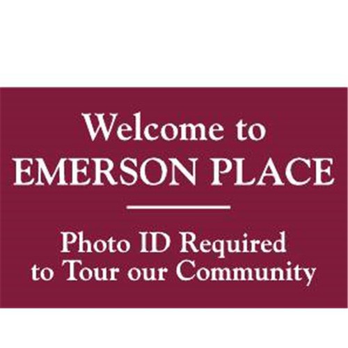 Back Engraved Custom Interior Sign, Burgundy, 8 X 5