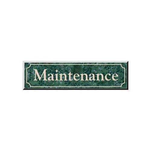 Front Engraved Sign Double-Sided, 8 X 2