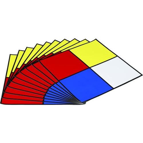 Brady Nfpa Diamond Labels 15" H X 15" W Vinyl Black/Blue/Red/Yellow On White