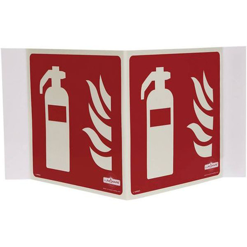 Lumaware Illuminating Fire Extinguisher Panoramic Sign