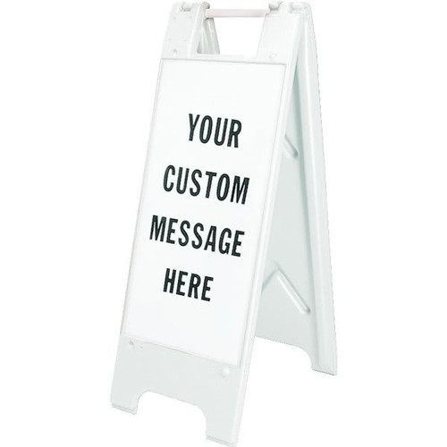 Custom Permanent A Frame Kit, White, 13 X 36