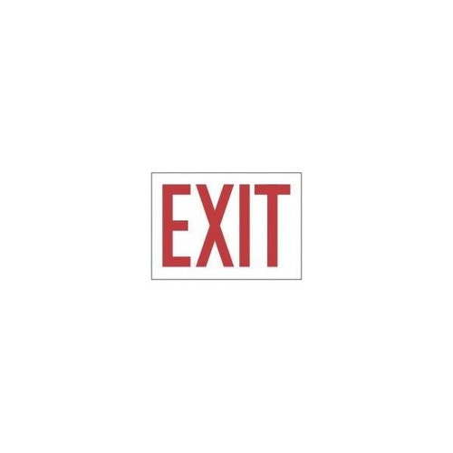 Brady 7 X 10" Aluminum "Exit" Sign