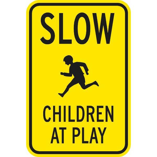 Slow/Children At Play/Symbol Sign, High Intensity, 12 X 18