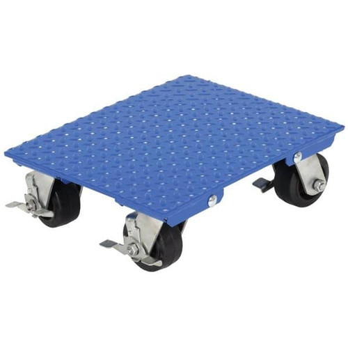 Vestil 1200 Lb Capacity Blue Steel Swivel Plate Dolly 30" X 24"
