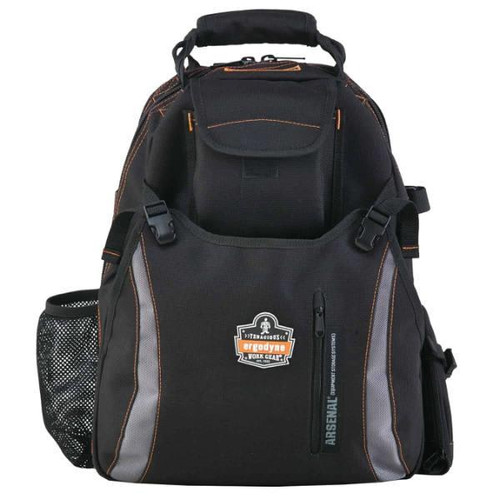 Ergodyne Arsenal 5843 Tool Backpack Dual Compartment, Black