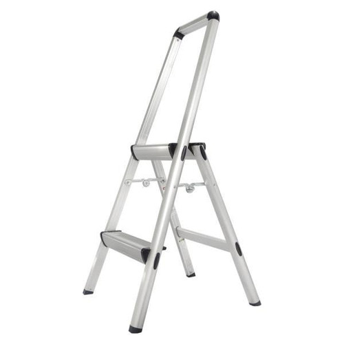 Xtend + Climb 2-Step 225-Lb Load Capacity Silver Aluminum Step Stool