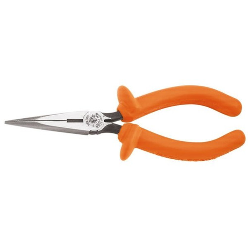 Klein Tools Insulated Long-Nose Cutting Plier 6"