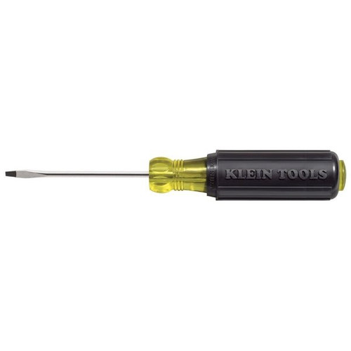 Klein Tools Black Keystone Tip Mini Screwdriver 4.75" W/Round Shank 2"