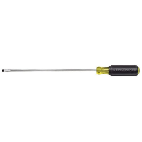 Klein Tools Black Cabinet Tip Mini Screwdriver 10.75" W/Round Shank 8"