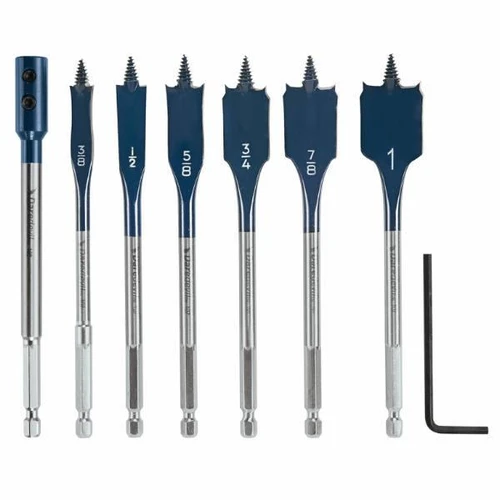 Bosch Daredevil Standard Spade Bit Set Includes Extension (6-Pack)