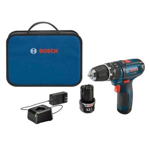 Bosch 3/8 In 12 Volt Max Li-Ion Hammer Drill/Driver Kit