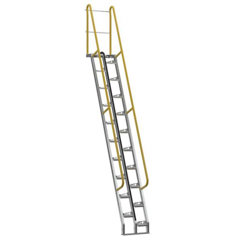 Vestil Galvanized Alternate Tread Stair Ats-12-68-Hdg