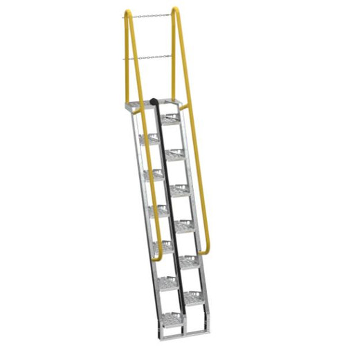 Vestil Galvanized Alternate Tread Stair Ats-8-68-Hdg