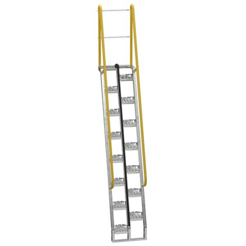 Vestil Galvanized Alternate Tread Stair Ats-9-68-Hdg