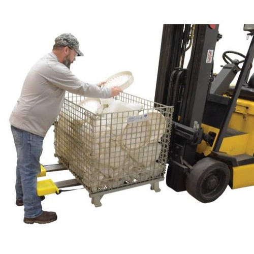 Vestil Fork Tip Protector Thick Yellow Package Of 2