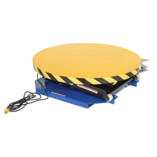 Vestil Powered Lift Table With Manual Carousel